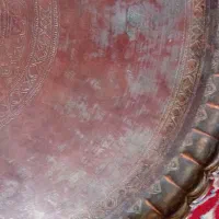 سینی قدیمی قدمت بالای۱۵۰سال|کلکسیون اشیاء عتیقه|افشار, |دیوار