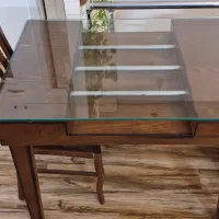 میز نهار خوری ۴ نفره چوبی|میز و صندلی غذاخوری|نیشابور, هفده شهریور|دیوار