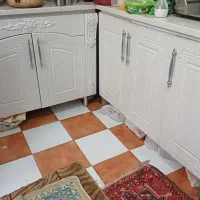 کابینت آشپزخانه ۸ تیکه  در حد نو