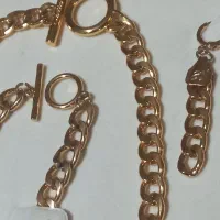 سرویس ورساج ست زنجیروگوشواره دستبند بدلیجات النگو|بدلیجات|فردیس, خیام شرقی|دیوار