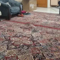 دوتا فرش شش متری سالم شسته شده ،یه فرش کرم رنگ