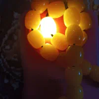 تسبیح سندلوس زرد 33 دانه اصل