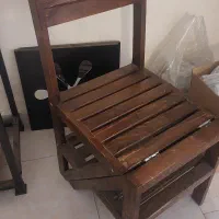 صندلی چوبی پله شو|صندلی و نیمکت|تهران, چوب تراش|دیوار