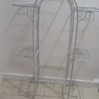 استند گلدان فلزی ۸ خانه نو و استفاده نشده