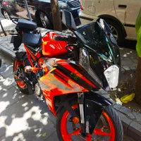 موتور KTM RC200 مدل 1402 نارنجی کارکرد 6000|موتورسیکلت|تهران, نیروی هوایی (پیروزی)|دیوار