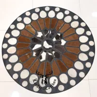 قالیچه گرد 90 × 90|فرش|شیراز, سینما سعدی|دیوار