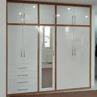 طراحی و ساخت انواع کمد دیواری و کابینت آشپزخانه|جاکفشی، کمد، دراور|قزوین, |دیوار