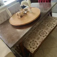 سرویس مبلمان۷ نفره غذاخوری ۶نفره|مبلمان خانگی و میز عسلی|رودهن, |دیوار