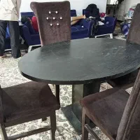 میز نهارخوری ۴نفره تمیز|میز و صندلی غذاخوری|آزادشهر, |دیوار