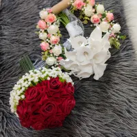 دسته گل عروس الامنینا|زیورآلات و اکسسوری|یزد, |دیوار