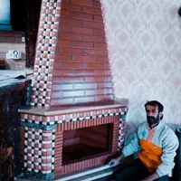 شومینه هیزمی و گازی دست ساز