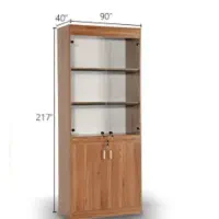 کتابخانه ویترین جلیس مدل بنفشه 217  دو عدد جفتی