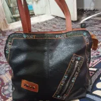 کیف چرم مشکی قهوه ای|کیف، کفش، کمربند|کرمانشاه, |دیوار