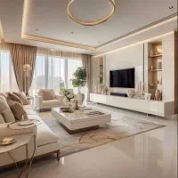 ۱۵۶متر  سالن پرده خور  خوش نقشه  غرق در نور