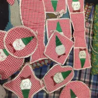 ست کامل دستکش و پیش بند دستگیره مناسب جهیزیه
