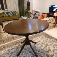 میز گرد نو نو  تمام چوب