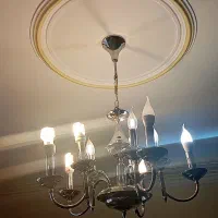 لوستر سیلور ابکاری شده|لوستر و چراغ آویز|پردیس, فاز ۸|دیوار