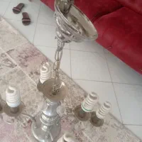 لوستر استیل هشت شاخه|لوستر و چراغ آویز|کرمانشاه, |دیوار