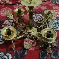 دوعددلوستربرنز۴شاخه|لوستر و چراغ آویز|تبریز, |دیوار