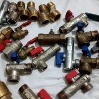 شیرآلات برنجی نو و کارکرده به نصف قیمت .