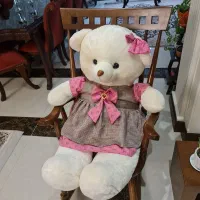 عروسک خرس تدی بزرگ ارتفاع ۱۱۰ سانتیمتر