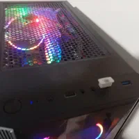 قاب کیس با سه فن رنگی