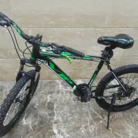دوچرخه سایز ۲۴ با رنگ سبز و سیاه