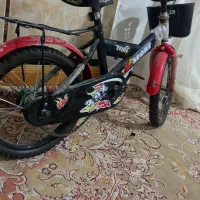 دوچرخه 16 خشک خشک رنگ قرمز مشکی شیک|دوچرخه، اسکیت، اسکوتر|زابل, |دیوار