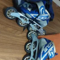 کفش اسکیت .چرخ ژله ای .|دوچرخه، اسکیت، اسکوتر|گنبد کاووس, |دیوار