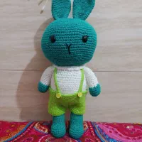 عروسک خرگوش خوشتیپ دستبافت|اسباببازی بچه|بندرعباس, |دیوار