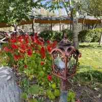 چراغ محوطه رنگ مسی پتینه مشکی