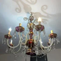 یک جفت لوستر آنتیک|لوستر و چراغ آویز|کرمانشاه, |دیوار