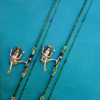 چوب و چرخ ماهیگیری چریکی توپر قدرتی نشکن فوق زیبا|ماهیگیری|تهران, بهار|دیوار