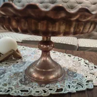 ظرف مسی پایه دار