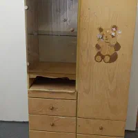 کمد و کتابخانه کودک قیمت مناسب بعلت نقل مکان