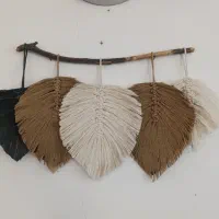 دیوار کوب مکرومه