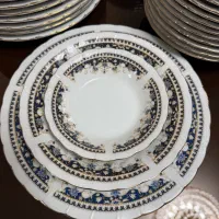سرویس چینی ژاپنی ۱۲ نفره SHINTO لب طلا، طرح‌دار