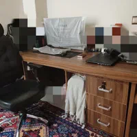 میز کامپیوتر به همراه فایل۳کشو متحرک و جایگاه کیس|میز تحریر و کامپیوتر|اصفهان, ملک‌شهر|دیوار