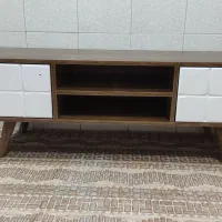 زیر تلویزیونی چوبی