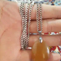 ۲عدد زنجیر نقره ۷۰ سانت لطفا توضیحات بخون