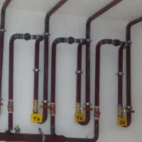 لوله کشی گاز کلی وخورده کاری