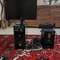 کیس کامپیوتر با مانیتور و کیبورد و اسپیکر|رایانه رومیزی|ارومیه, |دیوار