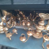 خرید وفروشنده انواع لوسترهای برنزی در محل|لوستر و چراغ آویز|کرج, شاهین‌ویلا|دیوار
