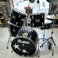 درامز Prince اصل مشکی ۷ تکه کامل به همراه استیک