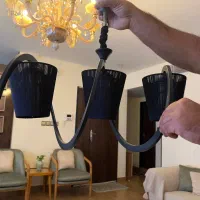 لوستر مینیمال شیک مشکی نوی نو