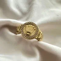 حلقه انگشتر طلا مردانه با فاکتور خرید ۶گرم