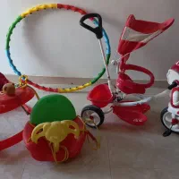 سه چرخه،تاب،و روروک حلقه به فروش میرسد