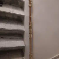 چوب پرده طلایی با لوازم نصب|پرده، رانر، رومیزی|ارومیه, |دیوار