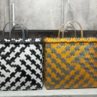 صنایع دستی تسمه بافی ساک کجراه