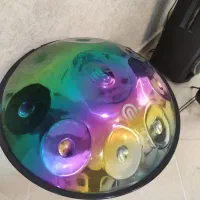 هنگ درام مدل هفت رنگ آرشا همراه با کاور و پایه|درام و پرکاشن|رشت, علی آباد|دیوار